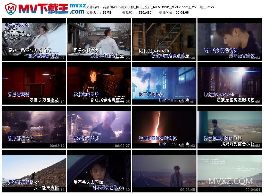 高嘉朗-我不能失去你_国语_流行_ME501912